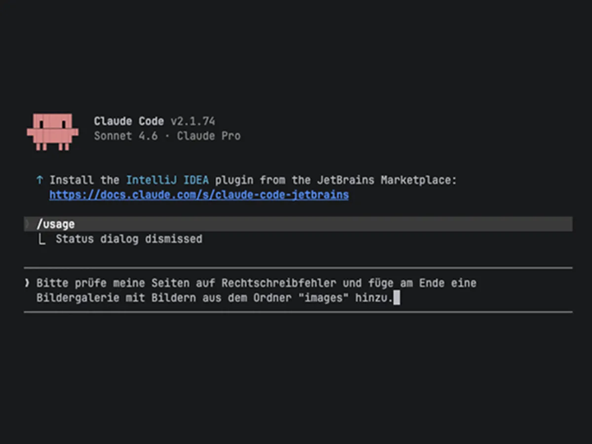Claude Code CLI screenshot